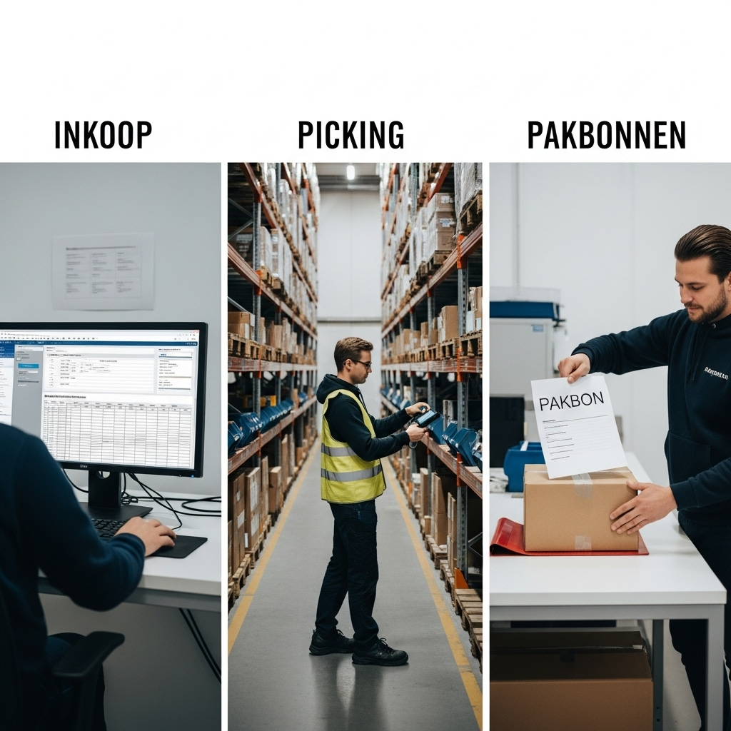 Groothandel workflows: inkoop, picking en pakbonnen