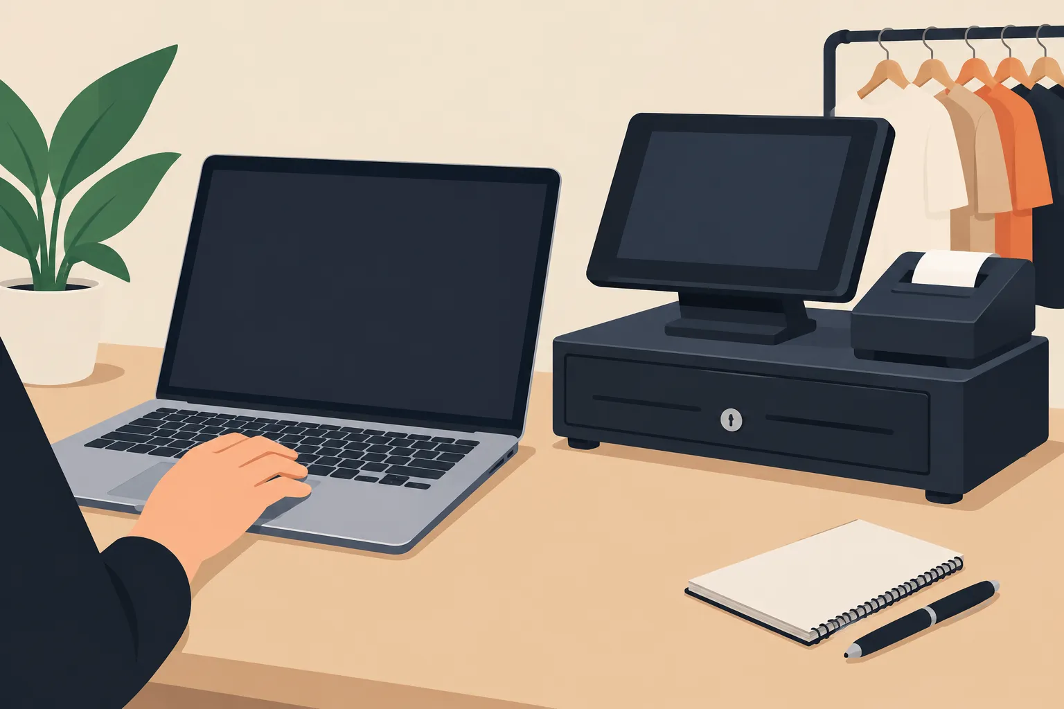 Controleer of de kassasoftware op je pc werkt