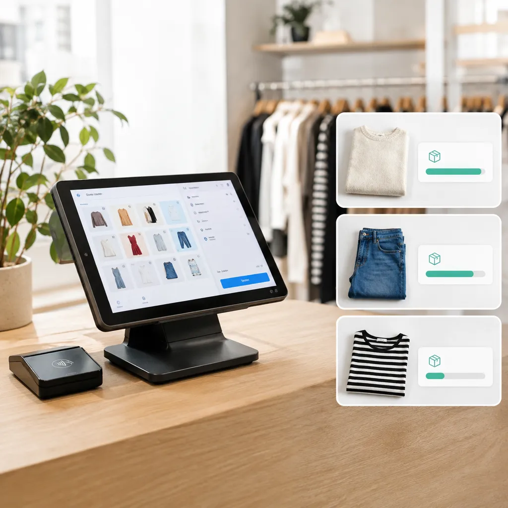 Controleer of de kassa voor retail voorraad direct bijwerkt