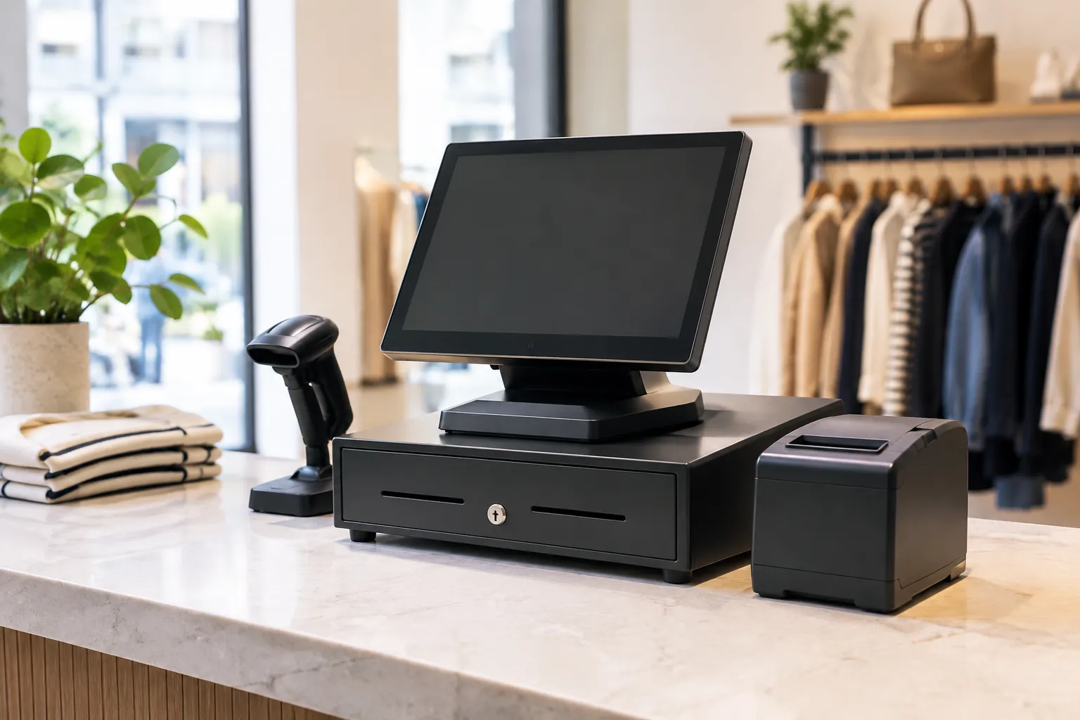 Welke hardware en software heeft een winkelkassa nodig?
