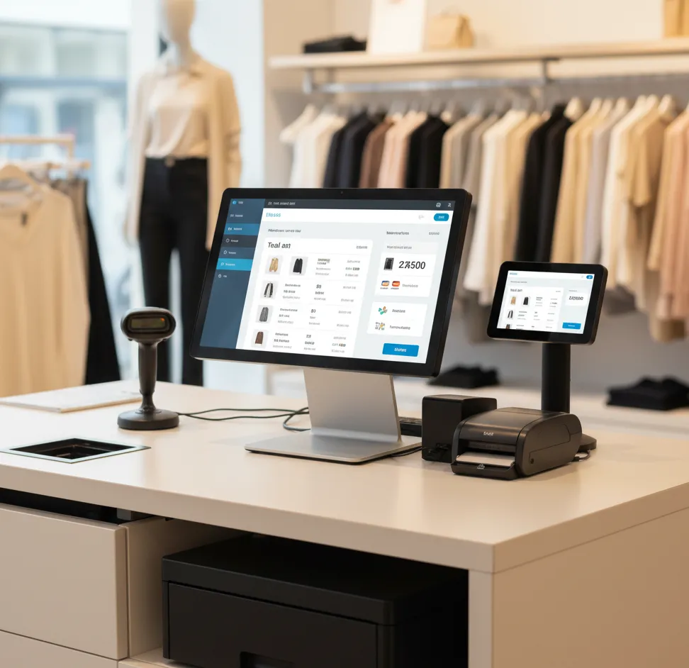 Compleet kassasysteem met hardware en software