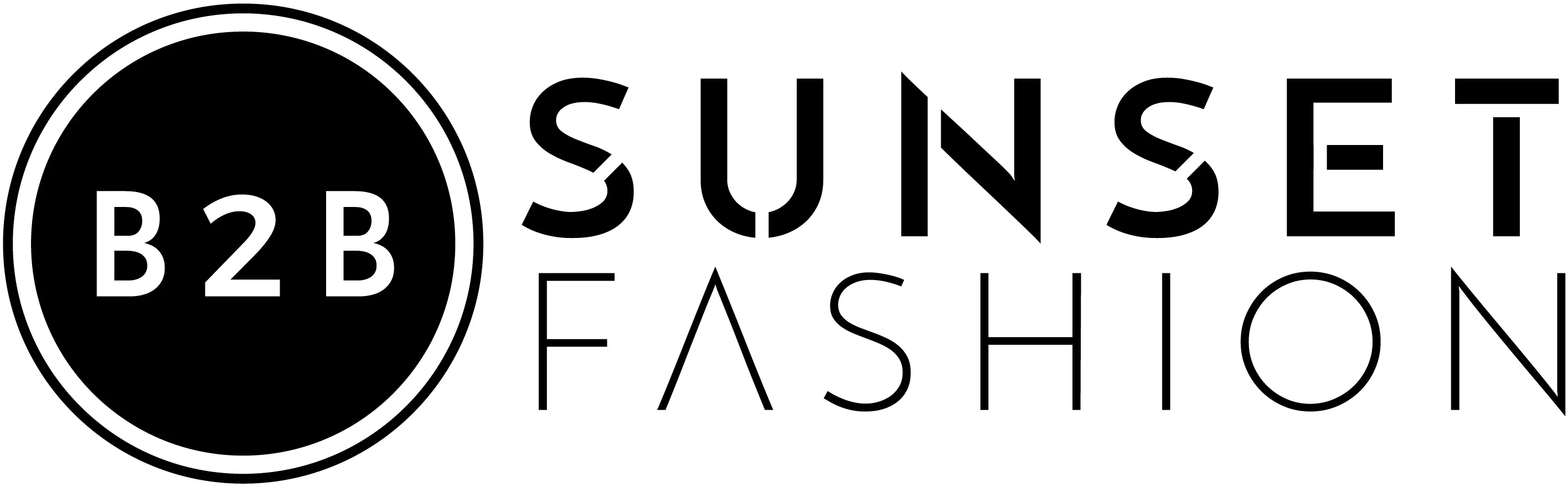 Logo van Sunset Fashion in Amsterdam, klant van Rkassa
