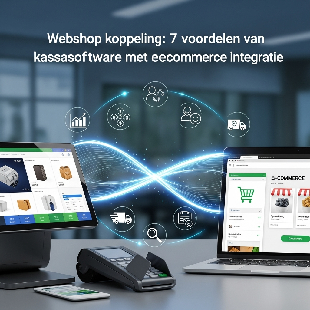 Webshop koppeling: 7 voordelen van kassasoftware met e‑commerce integratie
